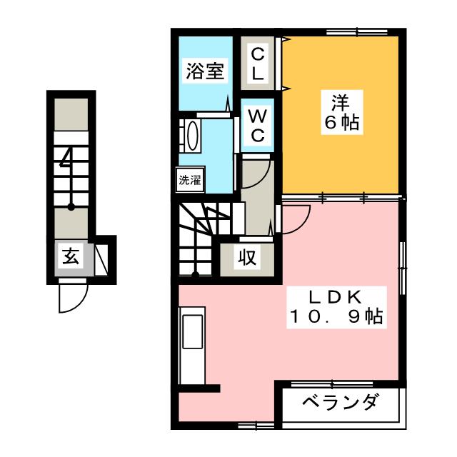 アットホーム アニメート 2階 １ｌｄｋ 提供元 株 ミニミニ 高崎駅前店 高崎市の賃貸アパート