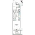 リテラス西日暮里 ３０２ ワンルームの間取り図