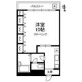 三分坂マンション 3階 １Kの間取り図