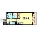 サンクラッソ三ノ宮加納町 ３０１ ワンルームの間取り図