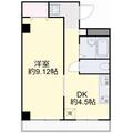 プラーナ富町 2階 １DKの間取り図