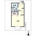 ミヒロハイツ　パートⅤ 1階 １Kの間取り図