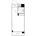 藤和渋谷コープⅡ 6階 ワンルームの間取り図