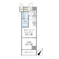 ジオエント駒込 ４０３ １DKの間取り図