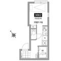 渋谷区 上原２丁目（代々木上原駅） 2階 ワンルームの間取り図