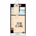 文京区 関口１丁目（江戸川橋駅） 3階 １Kの間取り図