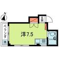 ケンハイム 3階 １Kの間取り図