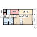 ベルエア御器所 ３０３ １DKの間取り図