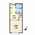 アンジュウ　デヤ　Ａ棟 Ａ０１０１ １DKの間取り図
