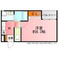 レジデンス・テラ 201 １Kの間取り図