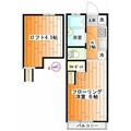 美里ハウス居村 Ｃ １Kの間取り図