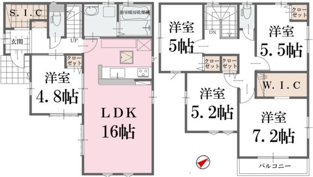 アットホーム 流山市 東初石２丁目 初石駅 2階建 ５ｌｄｋ 流山市の新築一戸建て 提供元 ハウスドゥ 南流山 有 アークハウズ 一軒家 家の購入