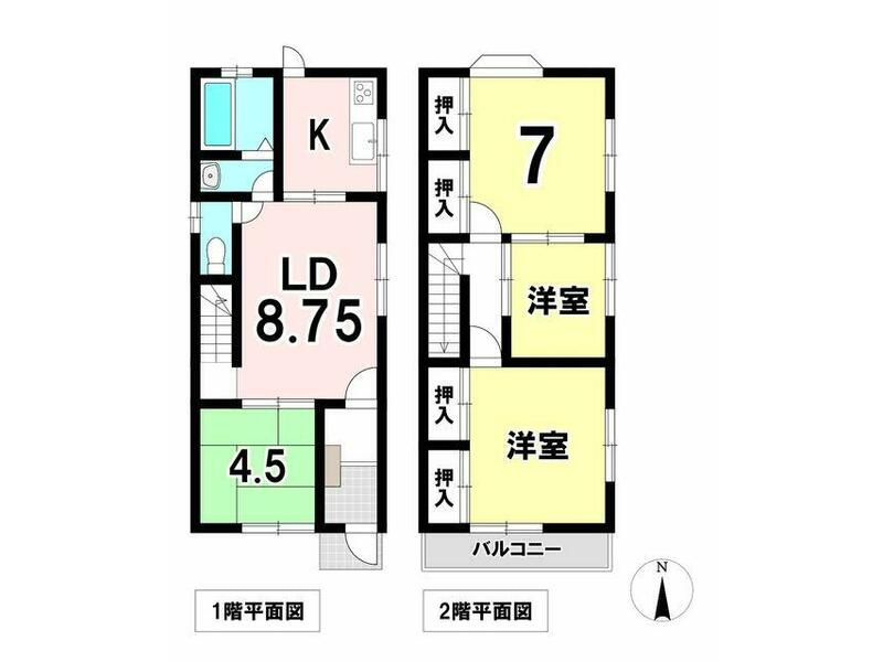 Gifu City, Hino Minami 7-chome (Meitetsu Gifu Station) 2-story 4LDK