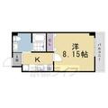 Ｖ－ｓｔｙｌｅ西院 ５０２ １Kの間取り図