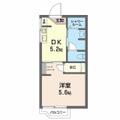 フォーブルヒロ ００２０１ １DKの間取り図