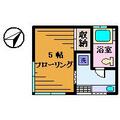 北区 岸町２丁目（東十条駅） 2階 １Kの間取り図