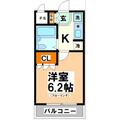 中野区 弥生町４丁目（中野富士見町駅） 1階 １Kの間取り図