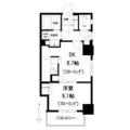 アトラス雑司が谷 ４０７ １DKの間取り図