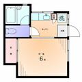豊島区 雑司が谷１丁目（東池袋駅） 1階 １Kの間取り図