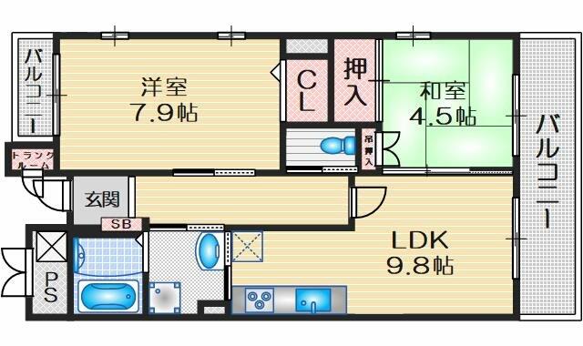 アットホーム プレステージ南平台 高優賃 3階 ２ｌｄｋ 提供元 株 ｒｏｏｔｓ スモッティー阪急高槻店 高槻 市の賃貸マンション