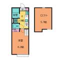 ミラージュ １０３ １Kの間取り図