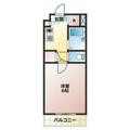 アドサム小山 １０１ １Kの間取り図