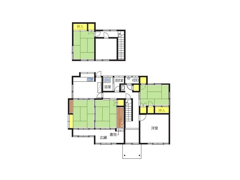 Aso City, Ichinomiya Town, Miyaji (Miyaji Station) 2-story building 6DK