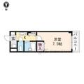 アイリスウエスト ３０９ １Kの間取り図