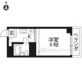 ロータス北野 ２０３ １Kの間取り図