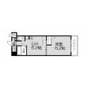 フェニックス日本橋高津 ６１０ １DKの間取り図