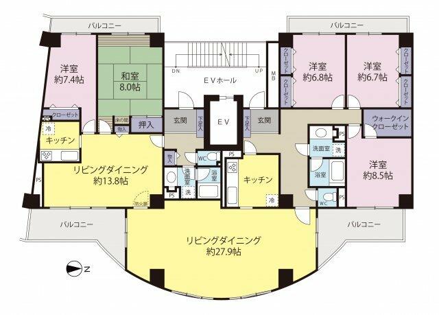 アットホーム みはらしの家 6階 ５ｌｄｋ 稲城市の中古マンション マンション購入の情報