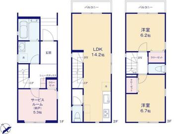 アットホーム】横浜市港北区 鳥山町（小机駅） 3階建 2SLDK