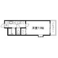 ベルコート９６ ２０７ １Kの間取り図