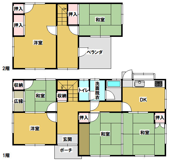 アットホーム】大分市 大字三芳 （大分駅 ） 2階建 6SDK