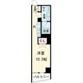 フェリオ池袋 １００５ ワンルームの間取り図