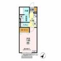 Ｄーｒｏｏｍ２４　Ｂ １０５ １Kの間取り図