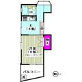 大山ハイツ ２０２ １Kの間取り図