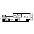 オークランス秋葉原 ７０２ １Kの間取り図