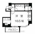 スカイビュー２４６ 2階 １Kの間取り図