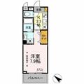 ＡＧＲＥＶＥ ４０１ １Kの間取り図