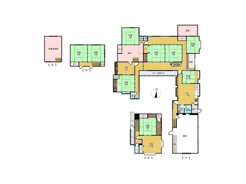 Sakai City, Harue-cho Senboteji (Nishi-Harue Heartpia Station), 2-story, 11DK