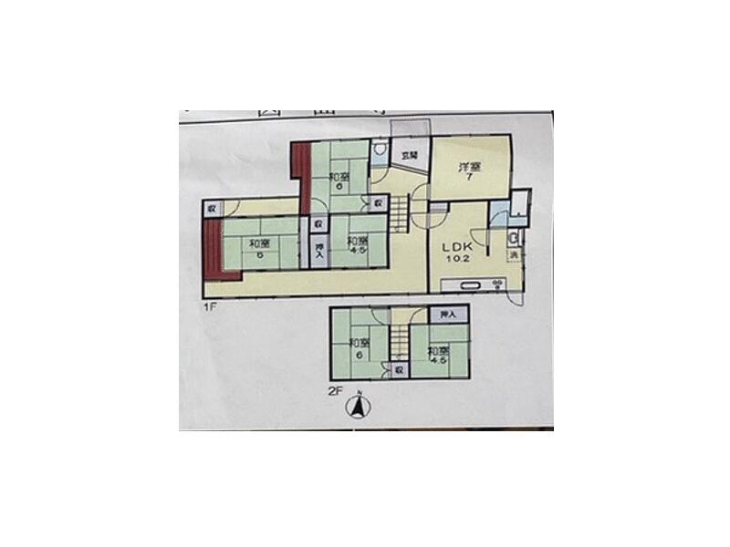 Okayama City, Naka Ward, Minato (Higashiyama - Okayaden Museum Station) 2-story 6LDK