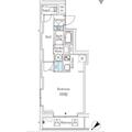 ロイジェント銀座 ９０２ ワンルームの間取り図