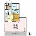 アルファタウン天王台 Ａ１０５ １Kの間取り図