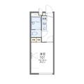 レオパレスドリヴォーンＭ １０２ １Kの間取り図