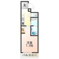 クラウド昭和町 3階 １Kの間取り図