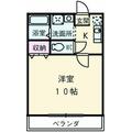 コンフォールＢＥＮＩＹＡ ２０５ １Kの間取り図