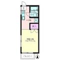 田村莊本館 203 ワンルームの間取り図