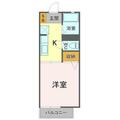 エクセル稲川 １０２ １Kの間取り図