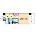 大阪市淀川区 十三東１丁目（十三駅） 1階 １Kの間取り図